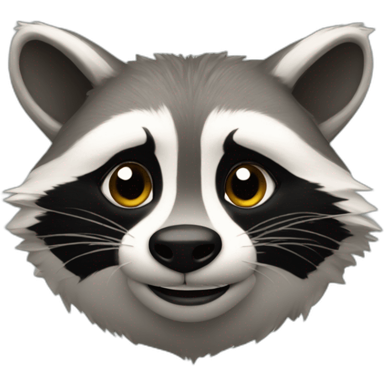 2 racoons emoji