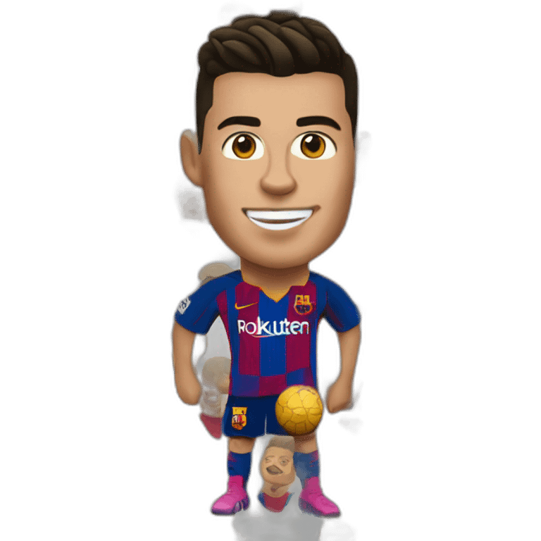 Cristiano Ronaldo a Barcelone emoji