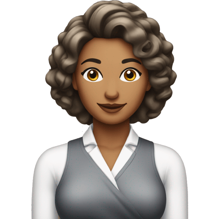 Good looking woman that recently got out of the beauty saloon emoji