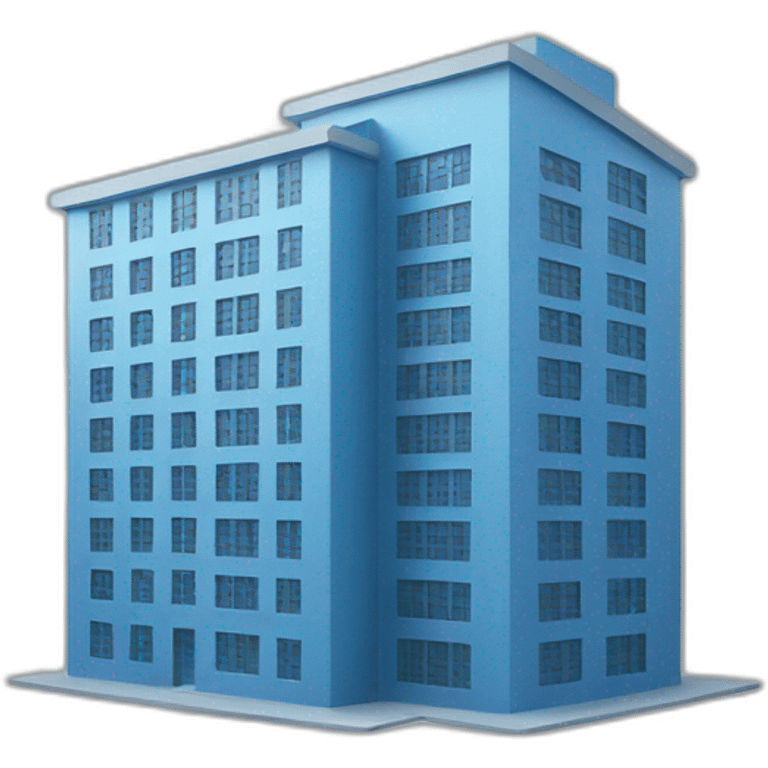 Blue building with CZUM written on it emoji