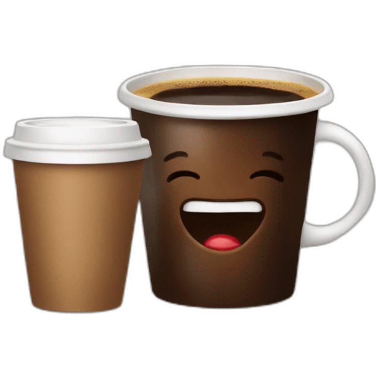 Coffee that drinking coffee emoji