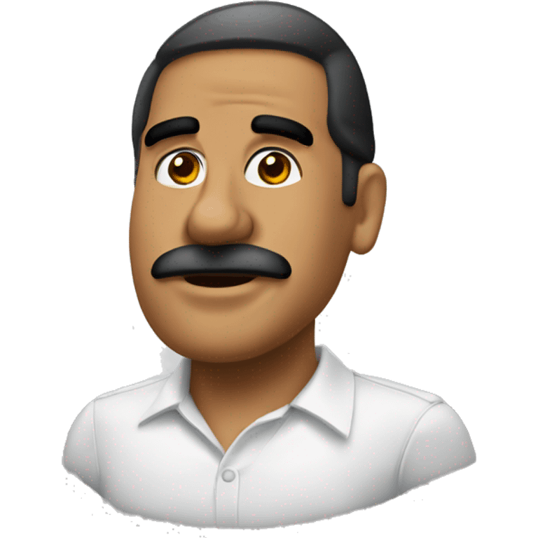 Maduro disfrazado de navidad emoji