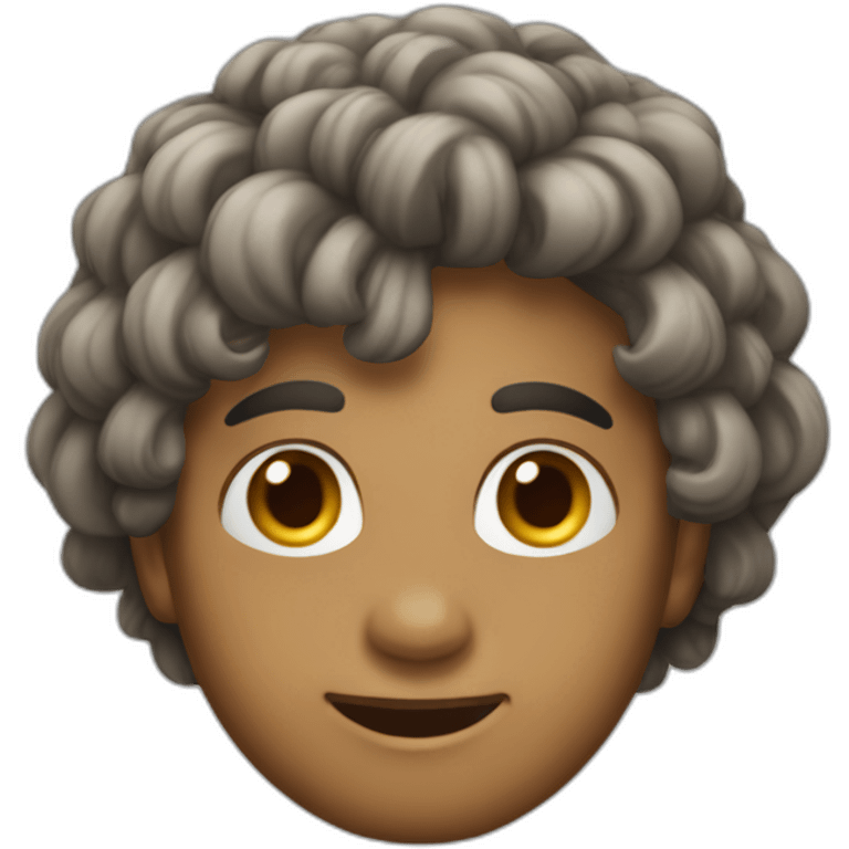 Cabelo maluco emoji