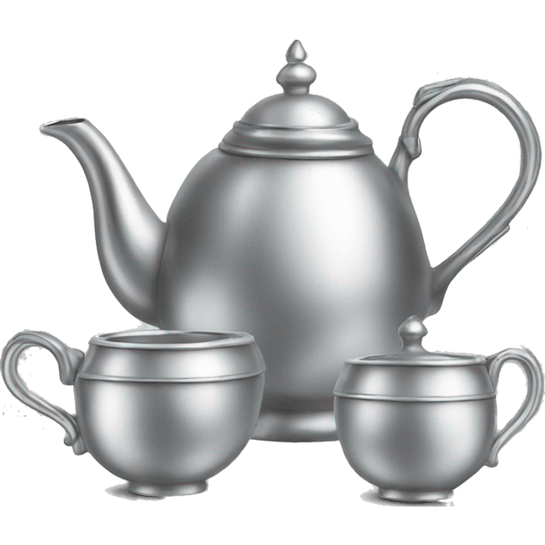 Silver Tea Set emoji