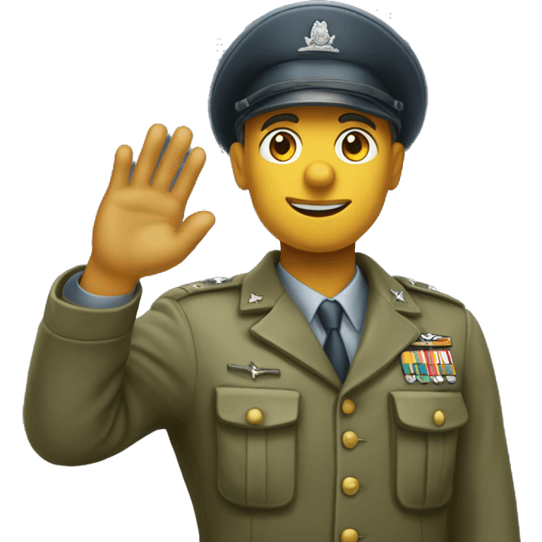 world war 2 soldier saluting  emoji