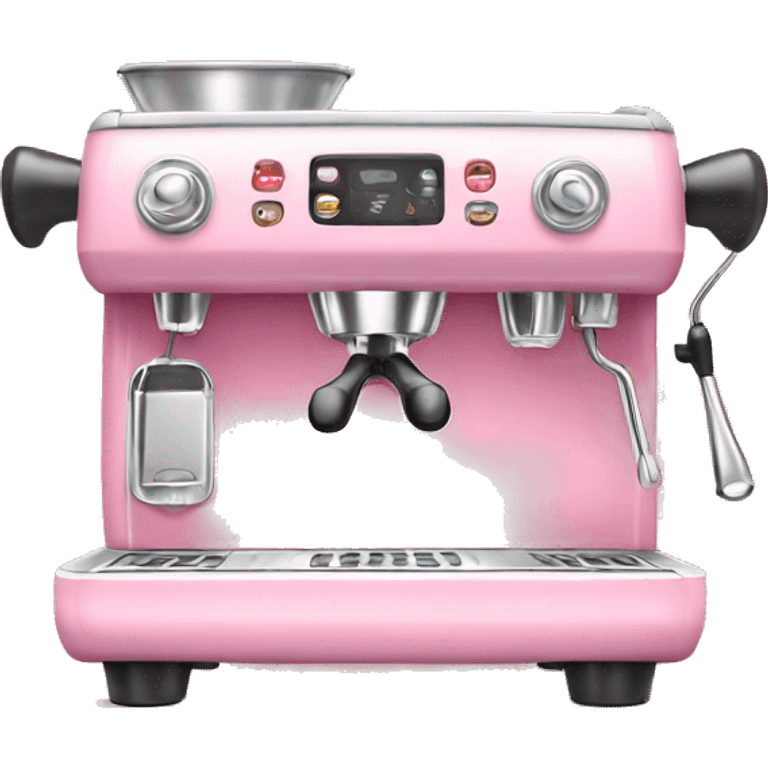 Pink espresso machine emoji