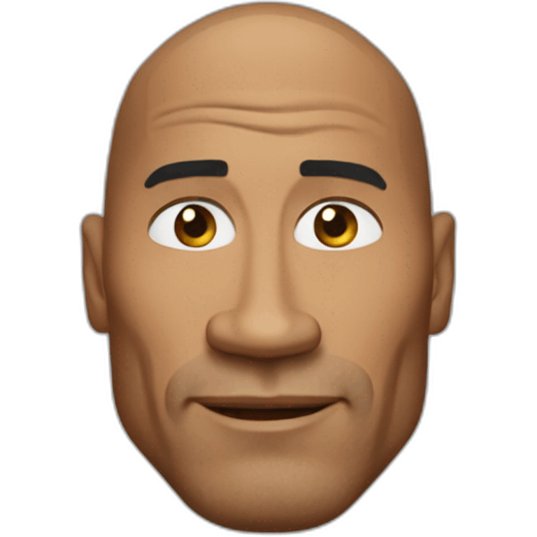 Dwayne The Wok Johnson emoji