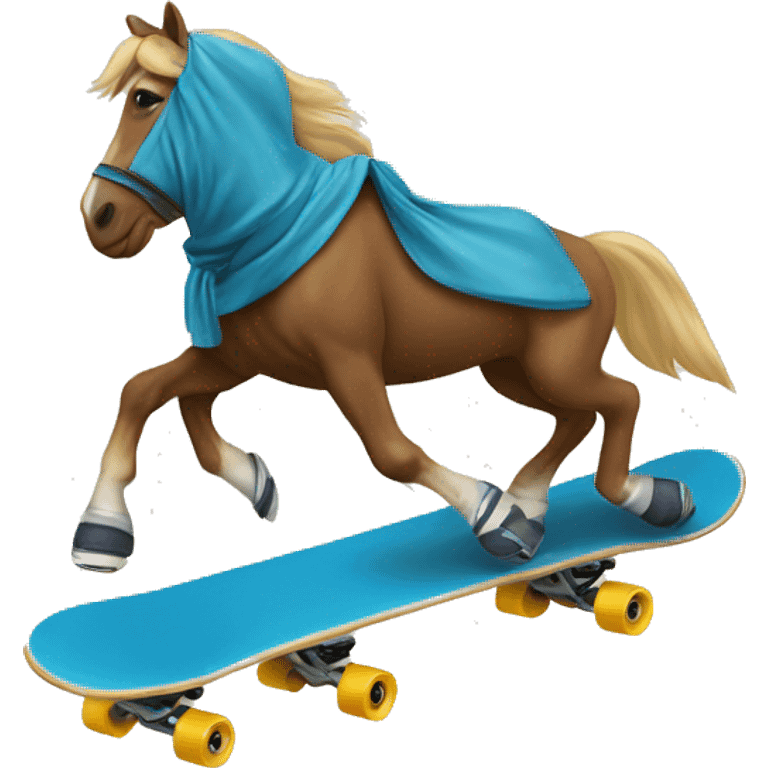 Cavalo de skate  emoji