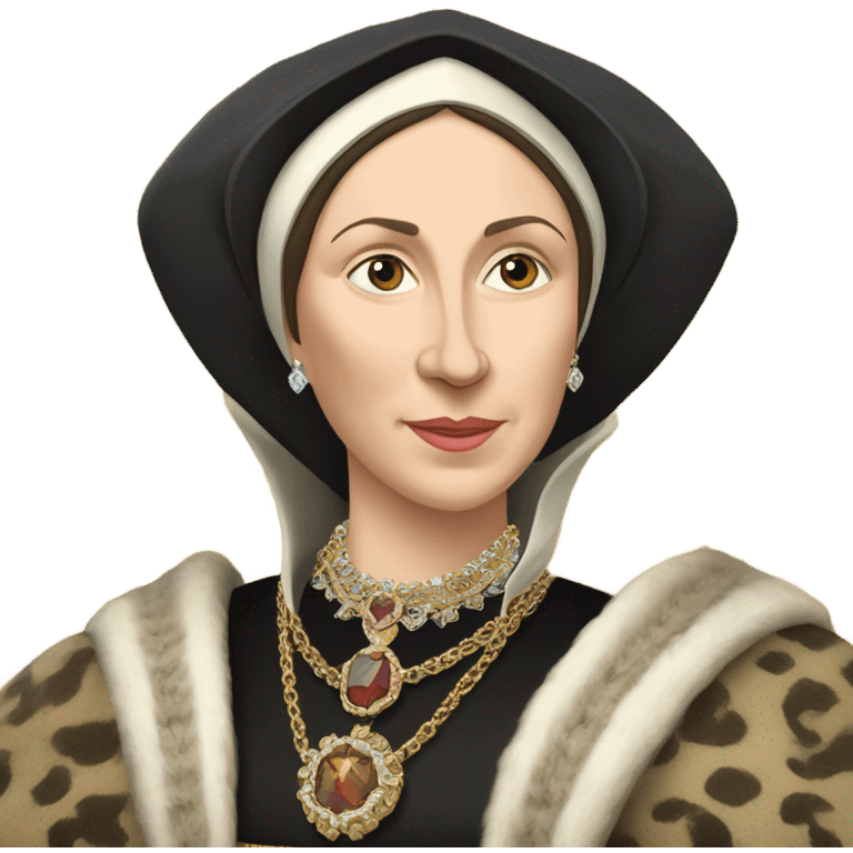 Queen Catherine of Aragon, detailed pretty emoji