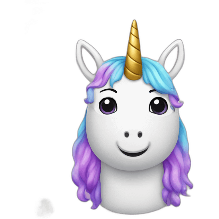 licorne caca paillettes emoji