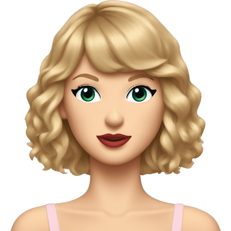 taylor swift in lover bodysuit emoji