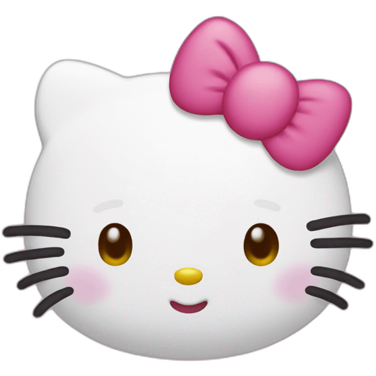 Hello kitty from sanrio emoji