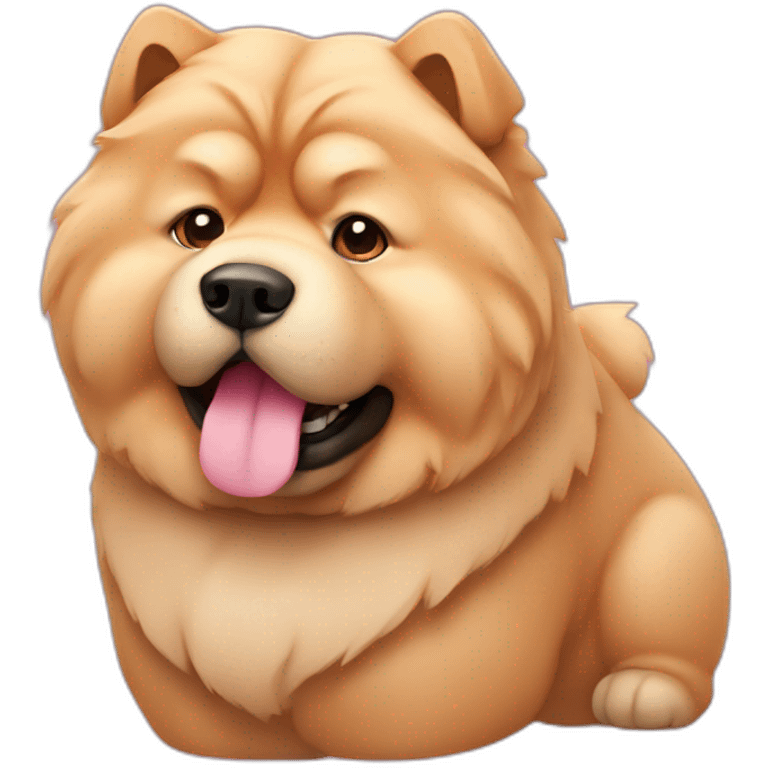 chow-chow pink emoji