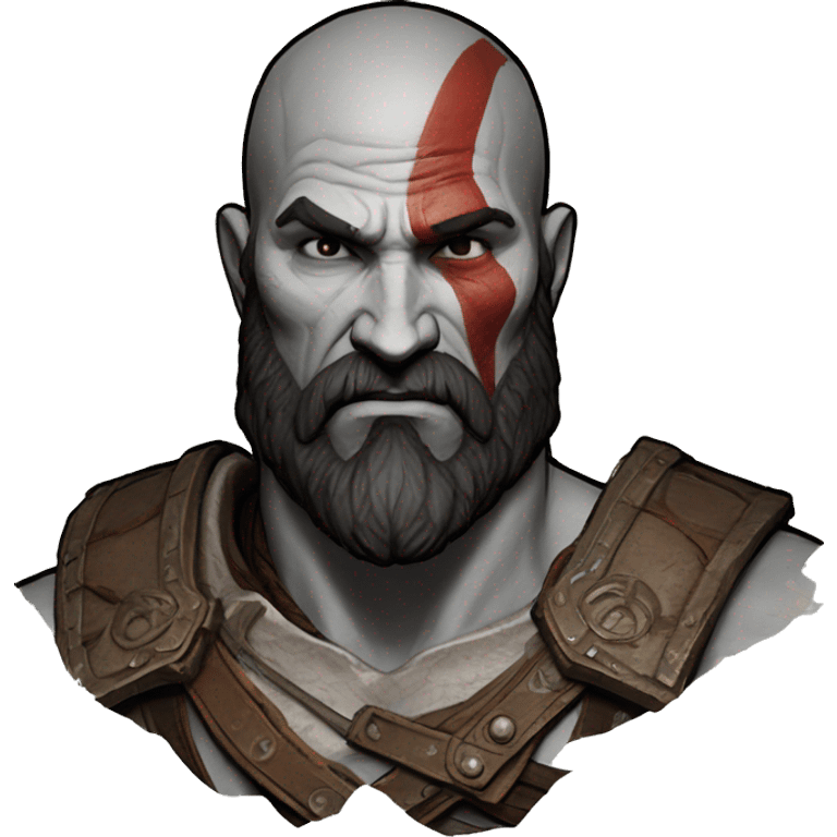 god of war game character blueprint emoji