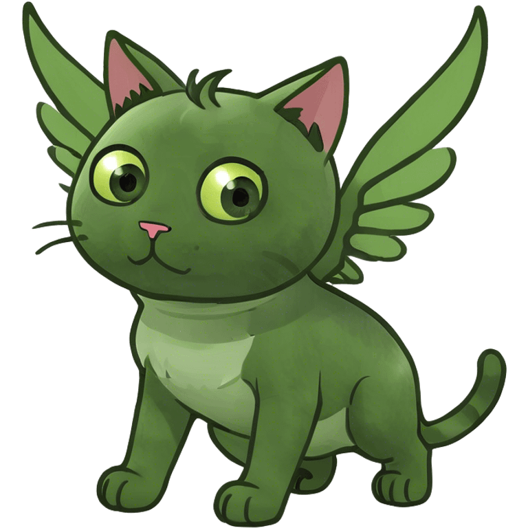 Cat with wings emoji