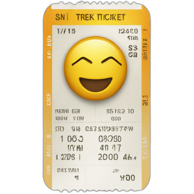 Trek ticket s emoji