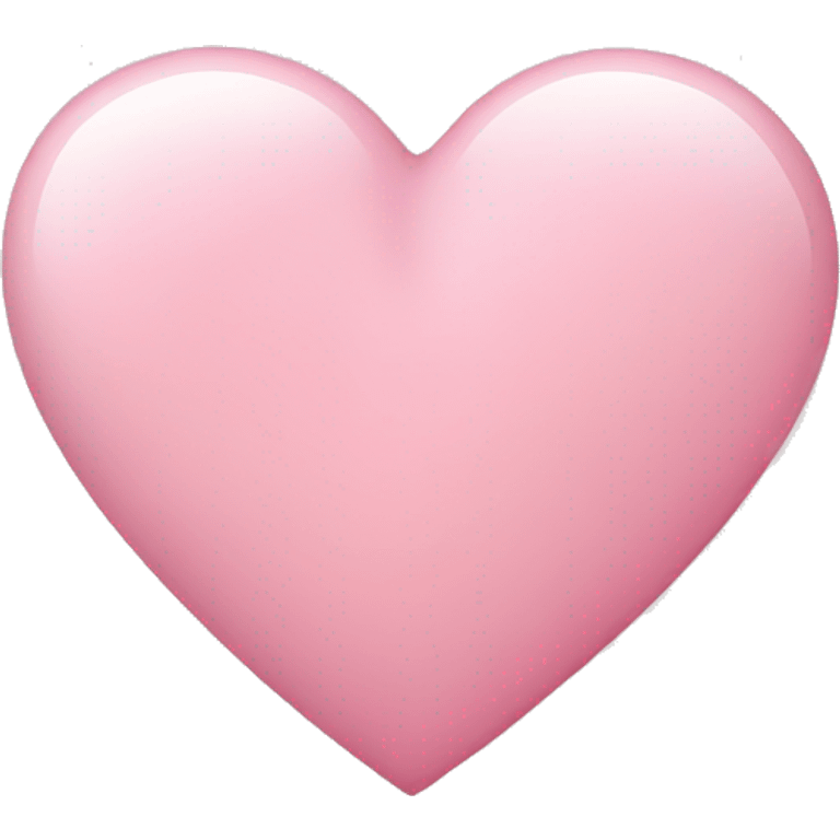 light pink heart emoji