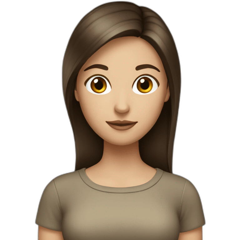 basic-brunette-girl emoji