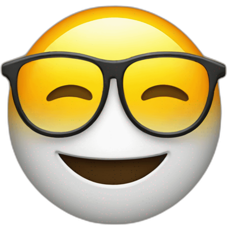 A sun with glases emoji