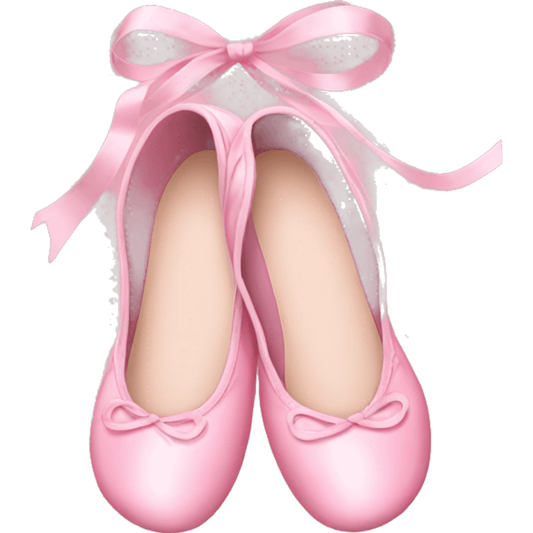 Pink ballet shoes emoji