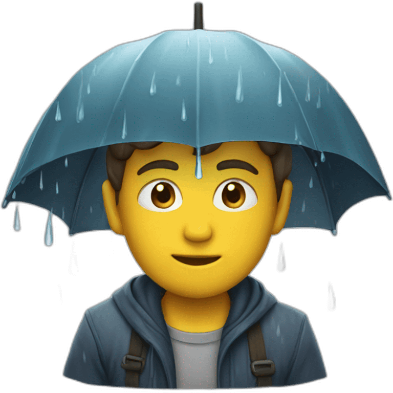 Rain gostling emoji