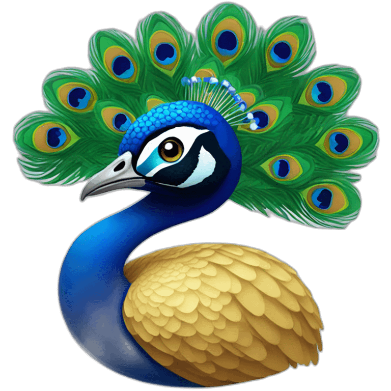 peacock emoji