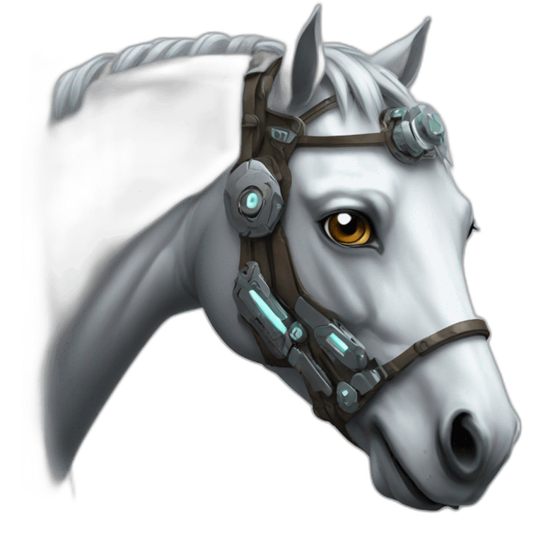 Cyborg Horse emoji