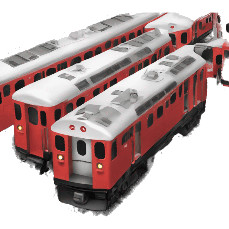 red boston mbta train emoji