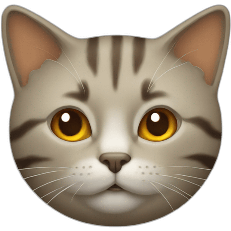 un chat citrouille emoji