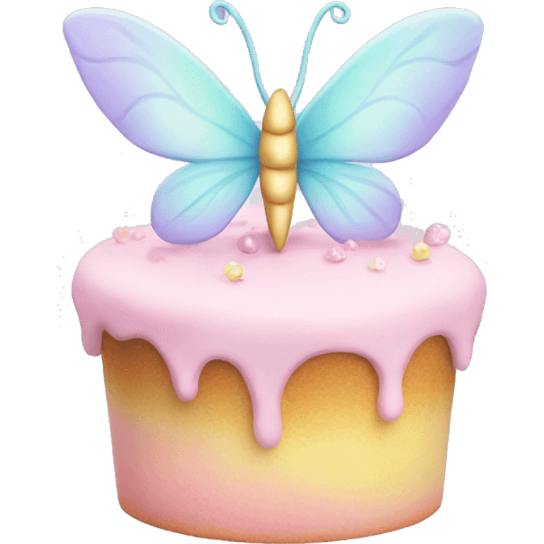 Fairy pastel cake emoji