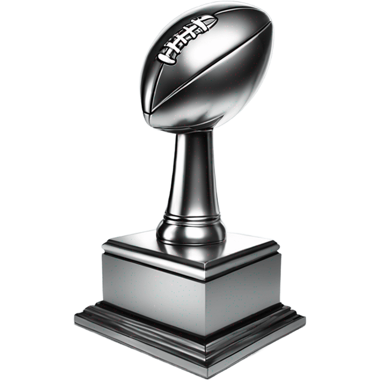 Super Bowl trophy emoji