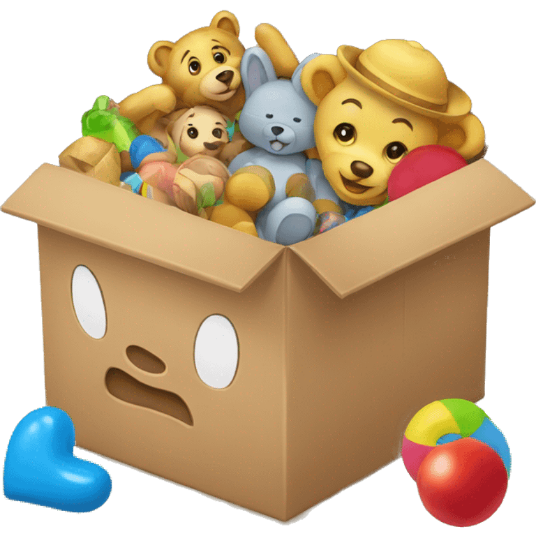 box full of toys emoji