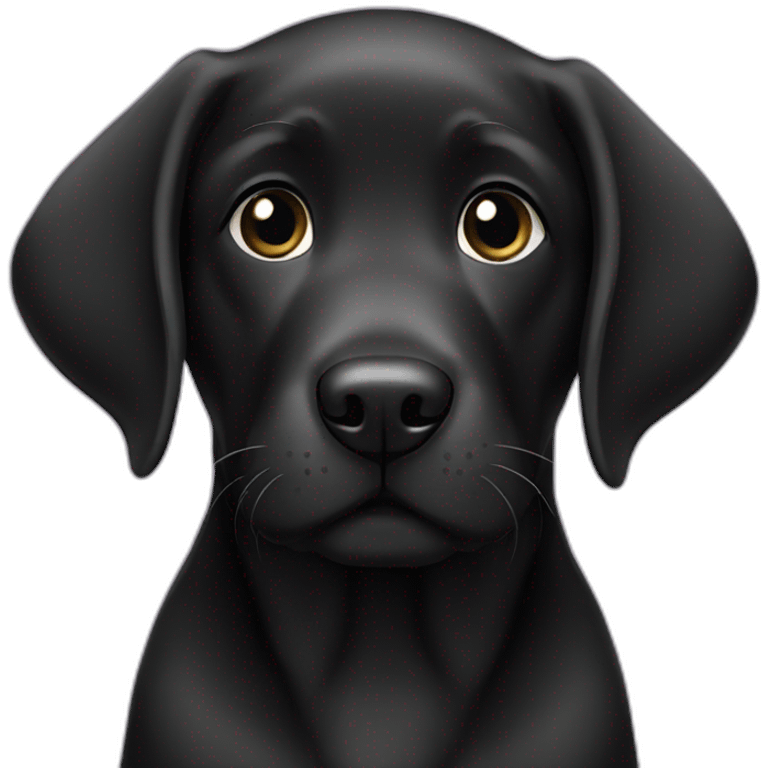 black labrador puppy emoji