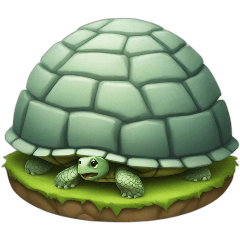 turtle brings you igloo emoji