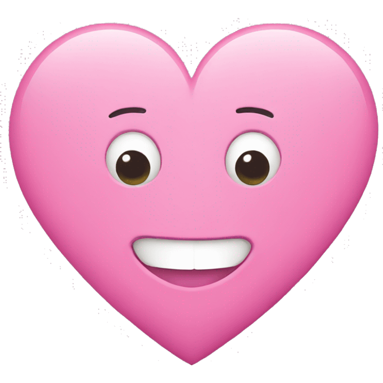 Heart pink emoji