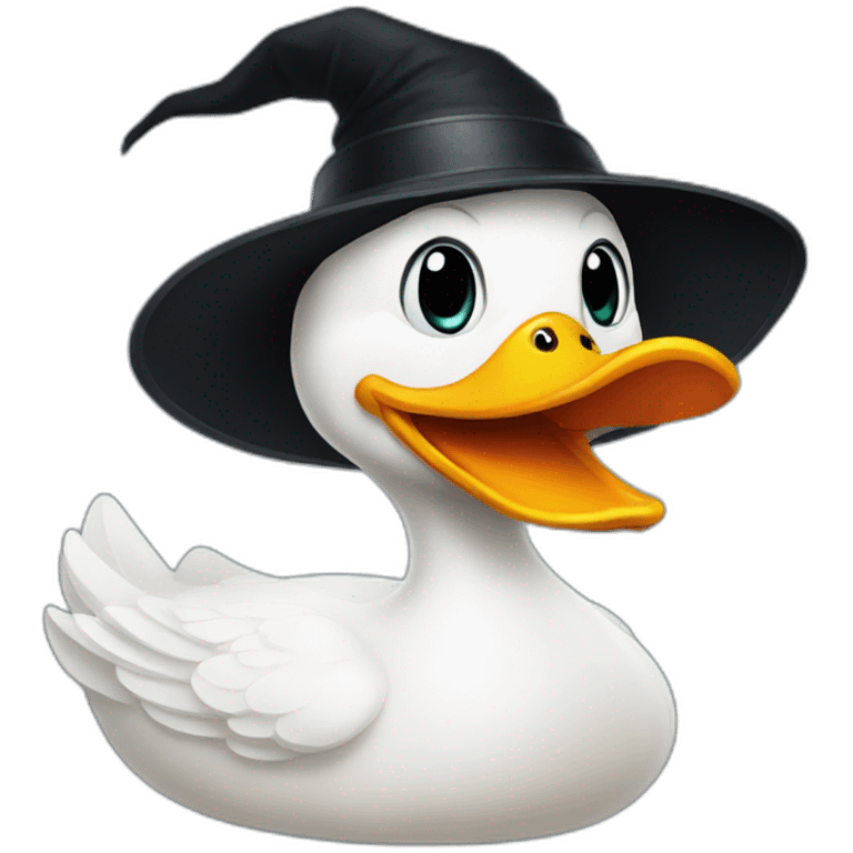 Halloween duck emoji