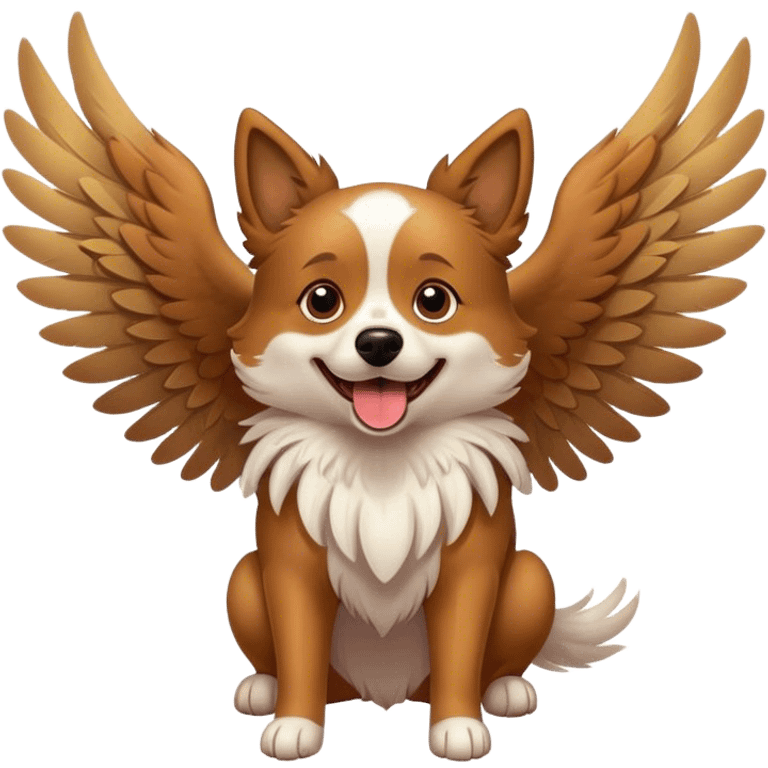 Dog with wings emoji