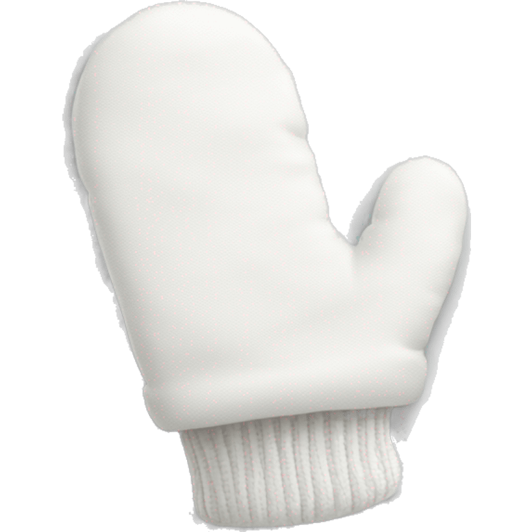 white mitten emoji