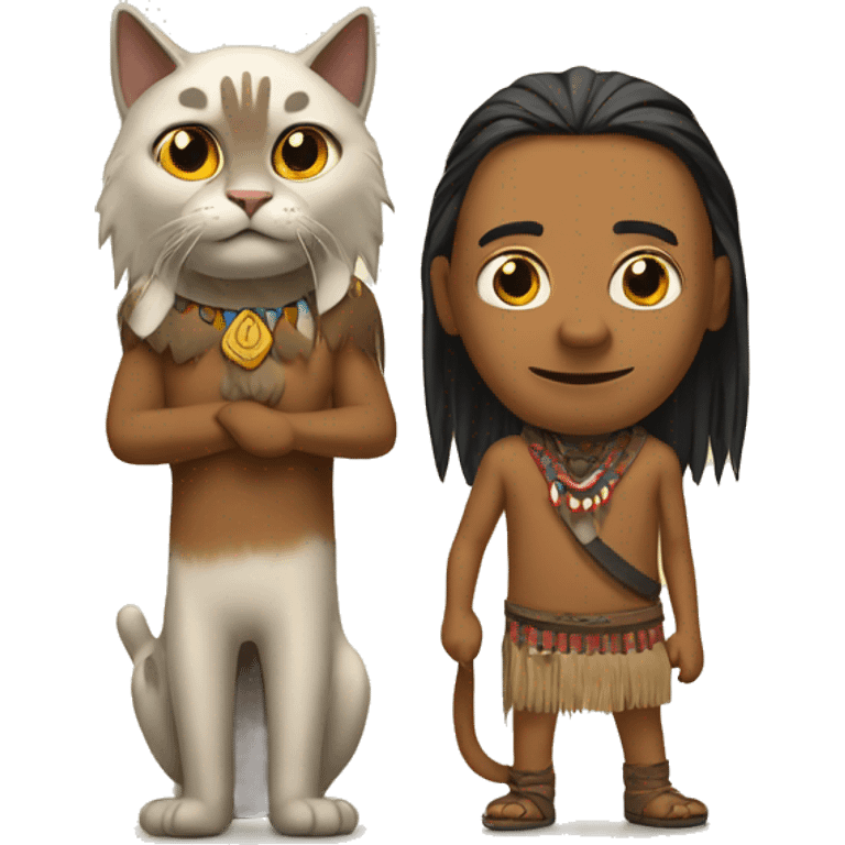 Cochise with a cat emoji