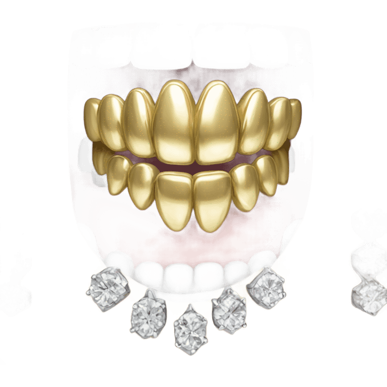 Diamond grillz emoji