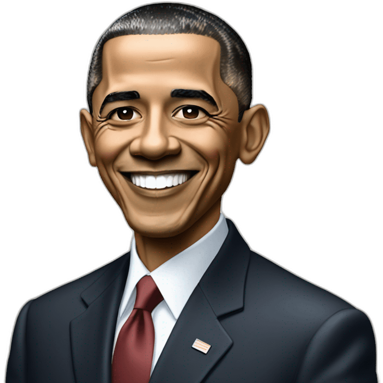 Président Barack Obama emoji