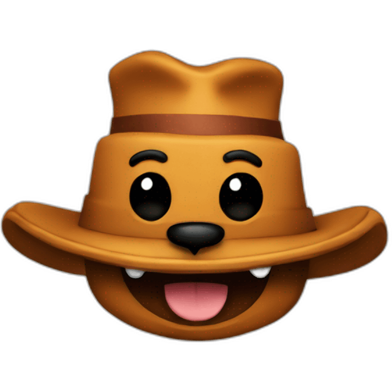 Freddy Fazbear hat emoji