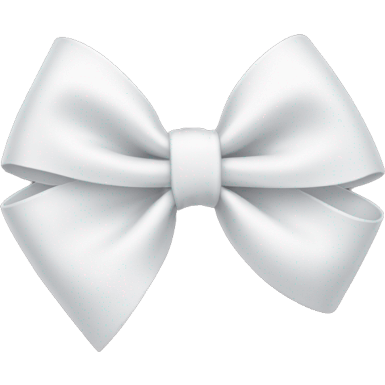 white hair bow emoji