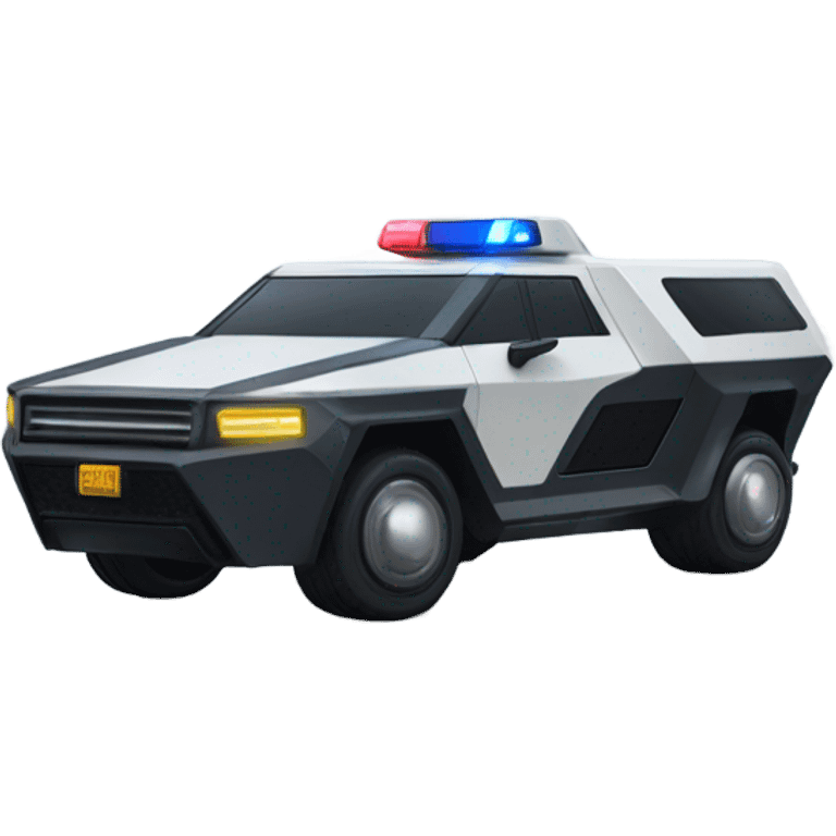 cybertruck police car emoji