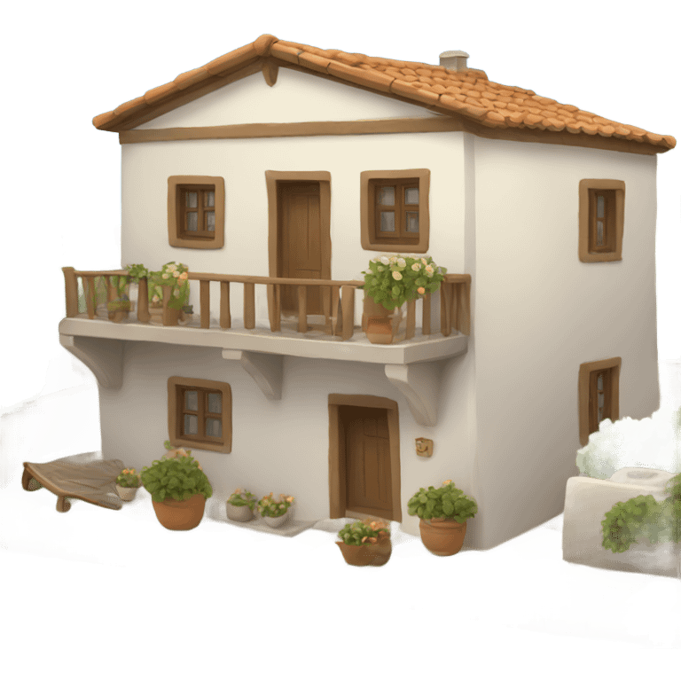 House in Greece  emoji