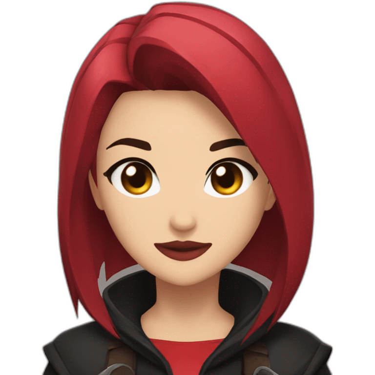 Ruby Rose from RWBY emoji