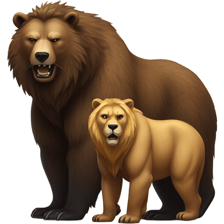 Grizzly Bear  lion  emoji