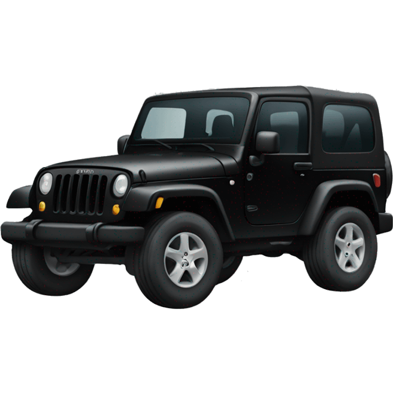 Black jeep emoji