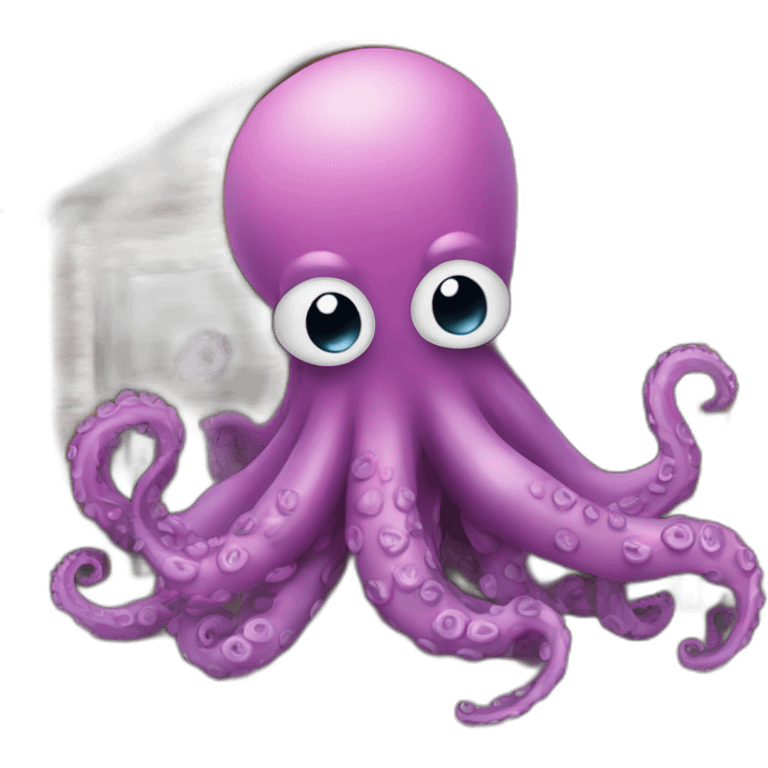 com un pulpo en garage emoji