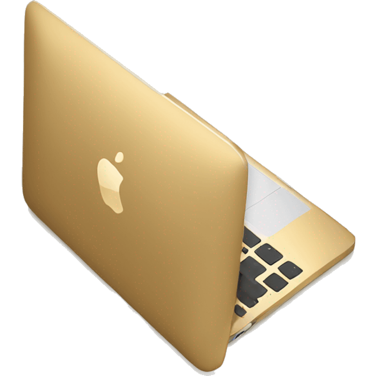 Gold MacBook  emoji